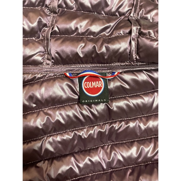 NWT New $355 Colmar Hoodie Partially Quilted Purple Jacket Size 42(IT) US S - Picture 14 of 14